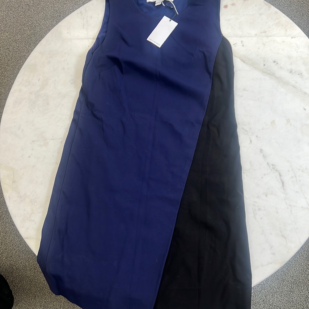 Diane von Furstenberg dress.  Size 6.  Blue and Black